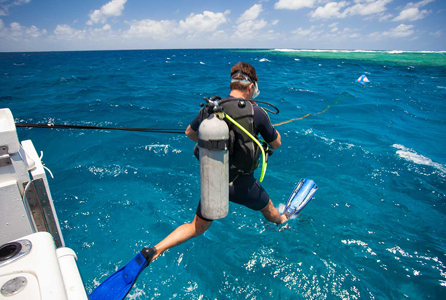 Dive the Great Barrier Reef from Lizard Island's private charter, Fascination III