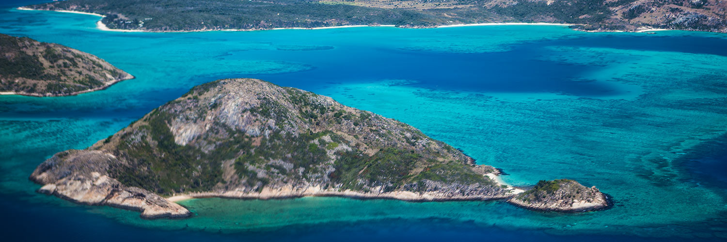 View of Crooks Look on Lizard Island from a distance