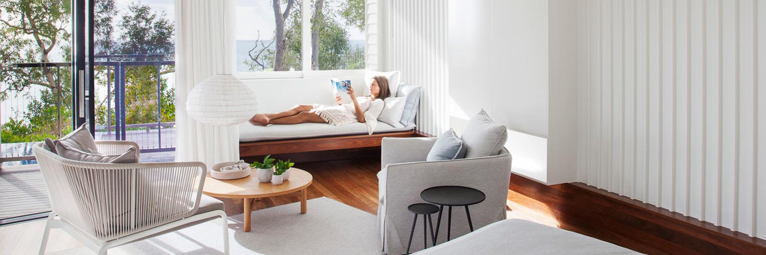 Oceanview villa lounge