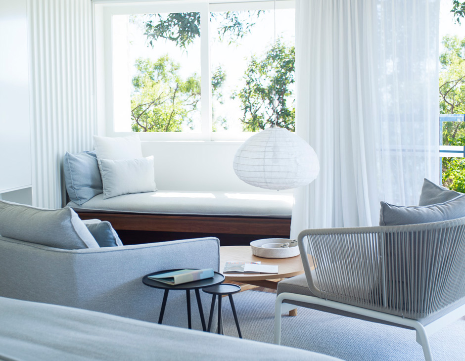 An oceanfront villa at Lizard Island Resort