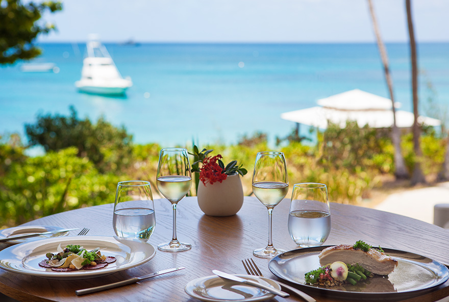 The Villa dining area